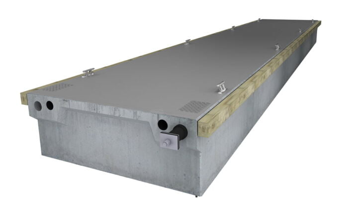 Rectangular Pontoon All-Concrete - Marinetek